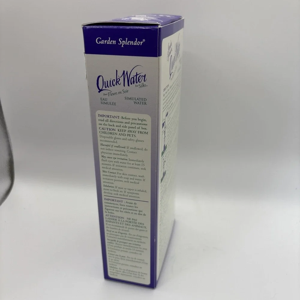 Quick Water for Silks Simulated‎ Water 6oz Part A & B Bottles NEW